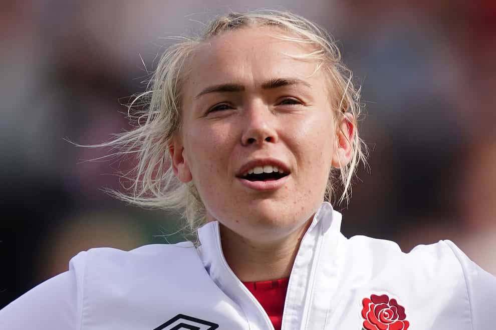 Rosie Galligan scored a hat-trick for England (David Davies/PA)