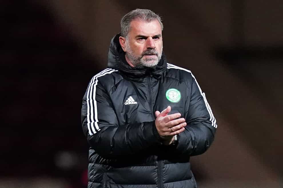 Celtic manager Ange Postecoglou was delighted with his team (Jane Barlow/PA)