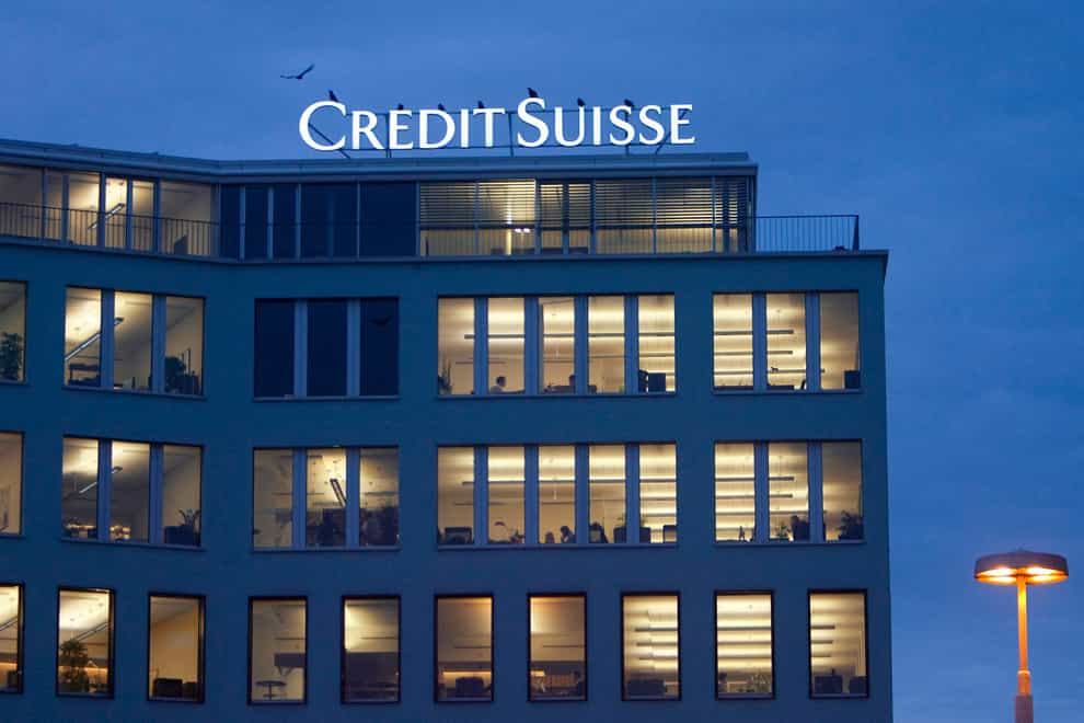 Swiss banking giant Credit Suisse has agreed to pay the French government £207.5m in a tax fraud settlement deal (Keystone/Gaetan Bally/AP)