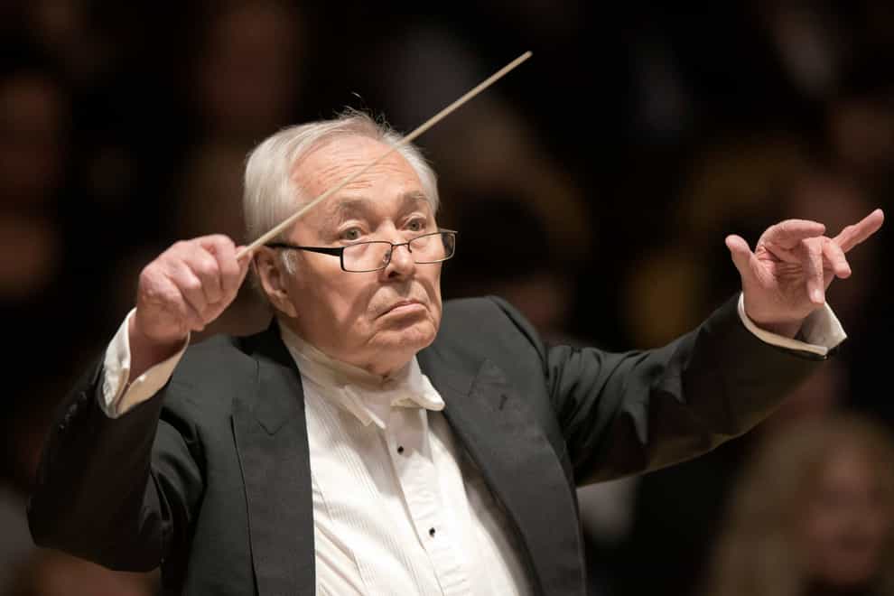 Czech conductor Libor Pesek has died, aged 89 (Michal Dolezal/CTK/AP)