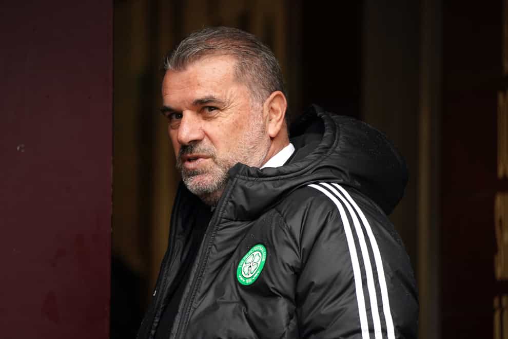 Ange Postecoglou is looking for Celtic to earn their rewards (Jane Barlow/PA)