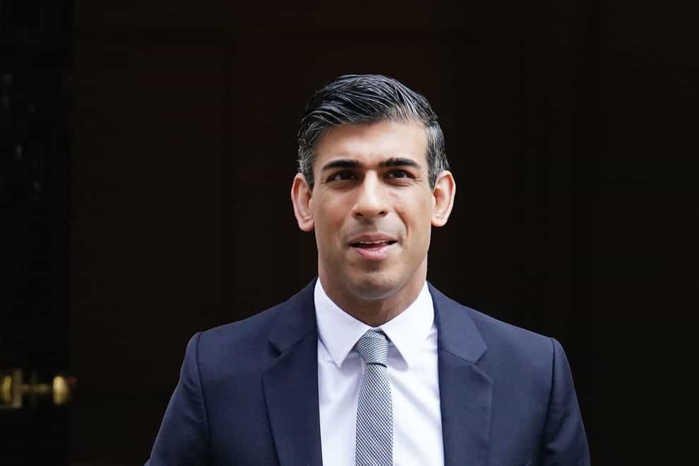 Rishi Sunak is the new Conservative party leader (Aaron Chown/PA)