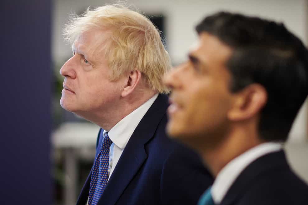 Boris Johnson has congratulated new Prime Minister Rishi Sunak and urged Conservatives to give him ‘their full and wholehearted support’ (Leon Neal/PA)