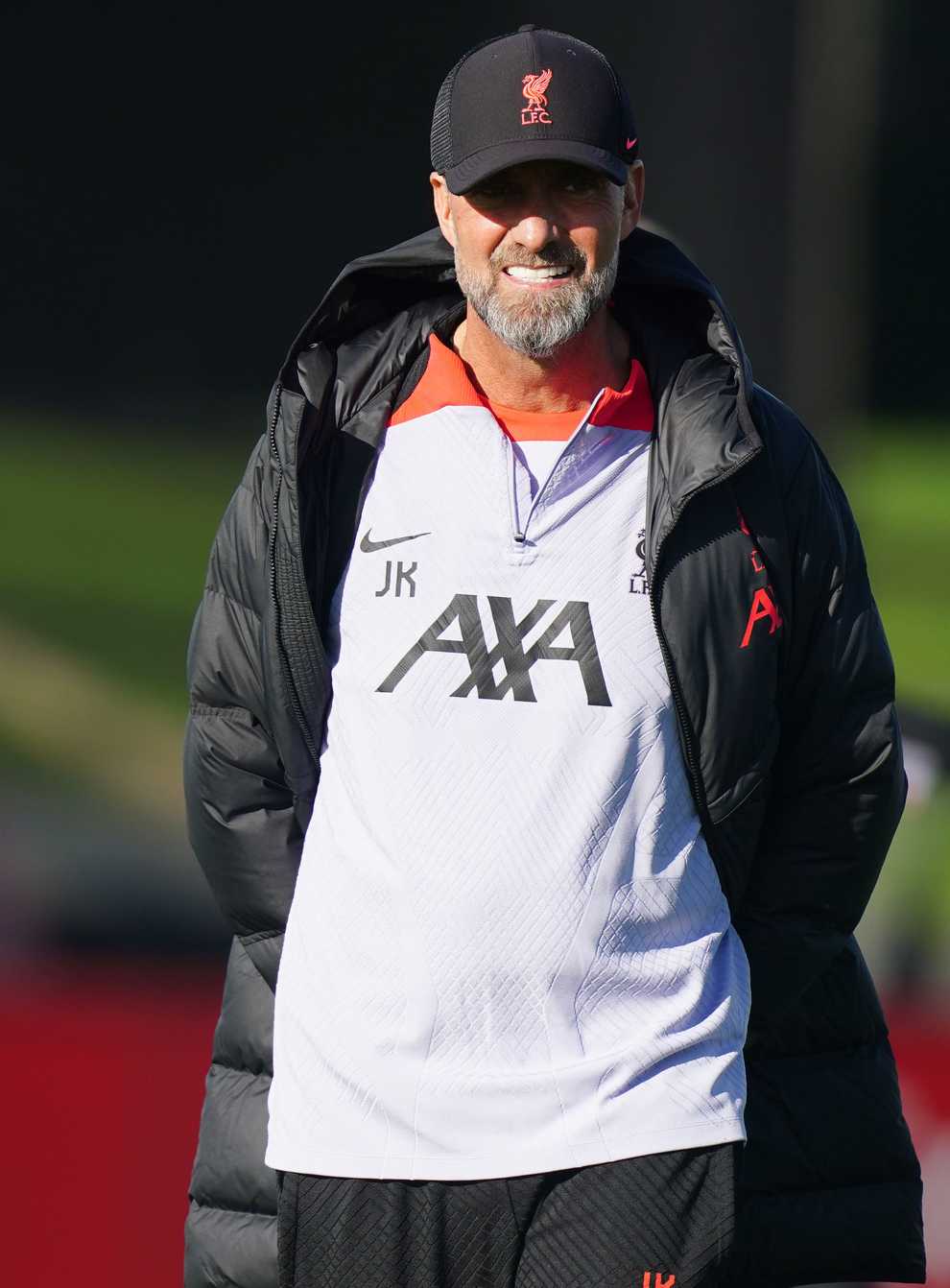 Liverpool manager Jurgen Klopp during a training session ahead of Wednesday’s clash with Ajax (Mike Egerton/PA).