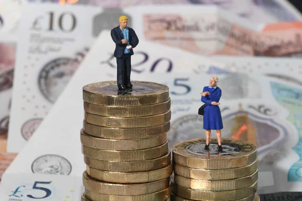 The gender pay gap for UK workers widened to 8.3% this year, according to official figures (Joe Giddens/PA)