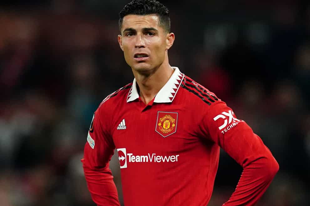 Cristiano Ronaldo is back in Man Utd’s squad for the Europa League tie against Sheriff Tiraspol (Martin Rickett/PA Images).