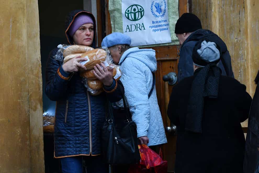 Russia has targeted more than 40 villages around Ukraine over the 24 hours, Ukrainian officials said on Wednesday, killing at least two people and sustaining the terror that forces people into air raid shelters each night (Andriy Andriyenko/AP)