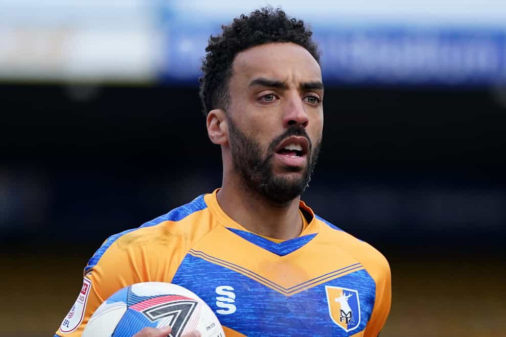 James Perch will miss out for Mansfield (Zac Goodwin/PA)