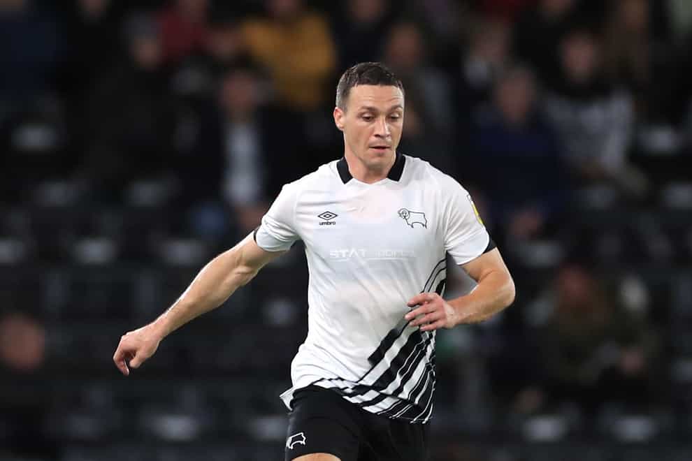 Derby’s James Chester could miss up to two months (Bradley Collyer/PA)