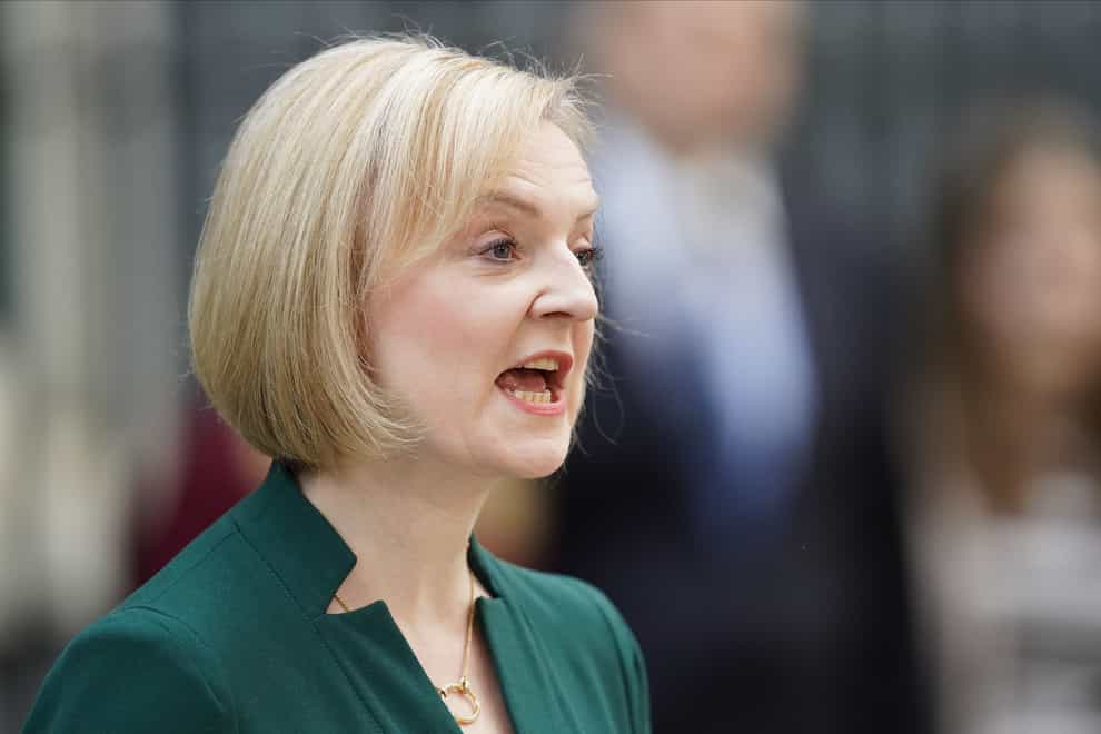 Liz Truss might have been ‘out of it’ when she spoke about using nuclear weapons, Putin said (James Manning/PA)