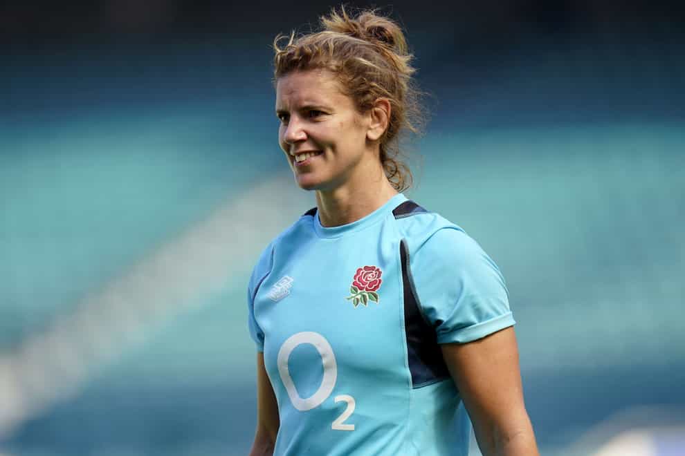 Sarah Hunter will become England’s most capped player of all time on Sunday (Andrew Matthews/PA)