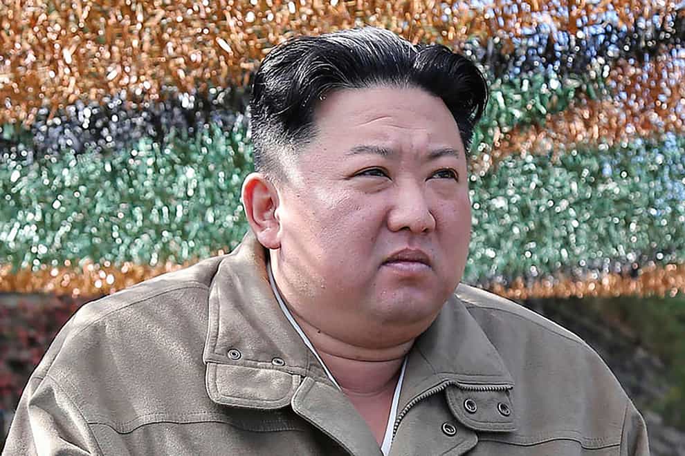 South Korea says North Korea has fired a ballistic missile toward its eastern waters (Korean Central News Agency/Korea News Service/AP)