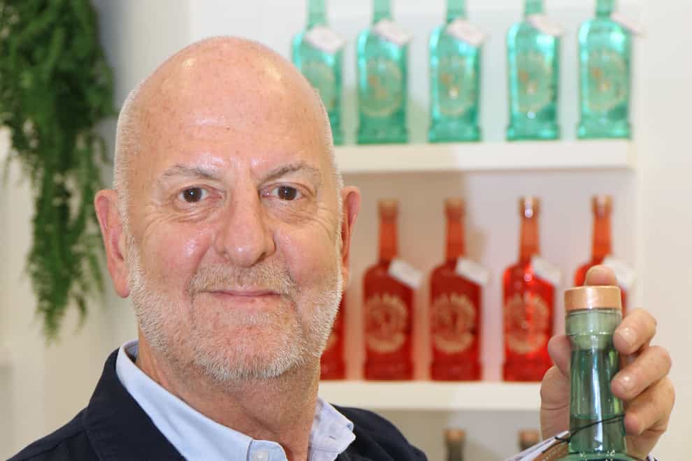 Russell Evans, of Bullards, the gin maker which has won its legal battle with energy drink manufacturer Red Bull (Bullards/ PA)