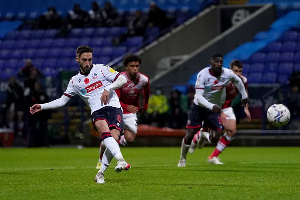 Josh Sheehan, left, could feature again for Bolton (Martin Rickett/PA)