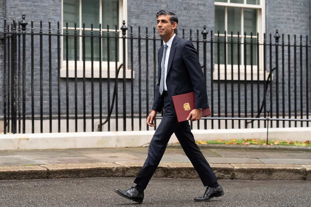 Rishi Sunak pulled out of the United Nations COP27 next month that his predecessor Liz Truss was due to attend (Stefan Rousseau/PA)
