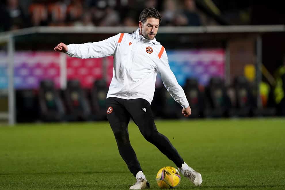 Charlie Mulgrew is out for Dundee United (Andrew Milligan/PA)