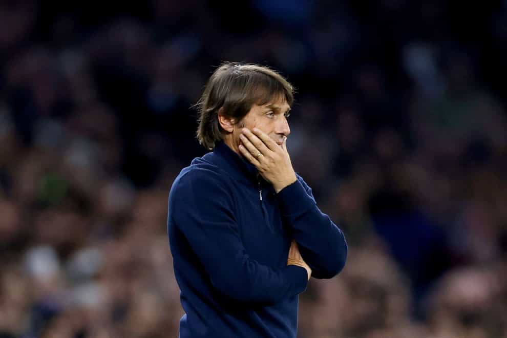 Antonio Conte joked he could make better decisions for VAR at home (Steven Paston/PA)