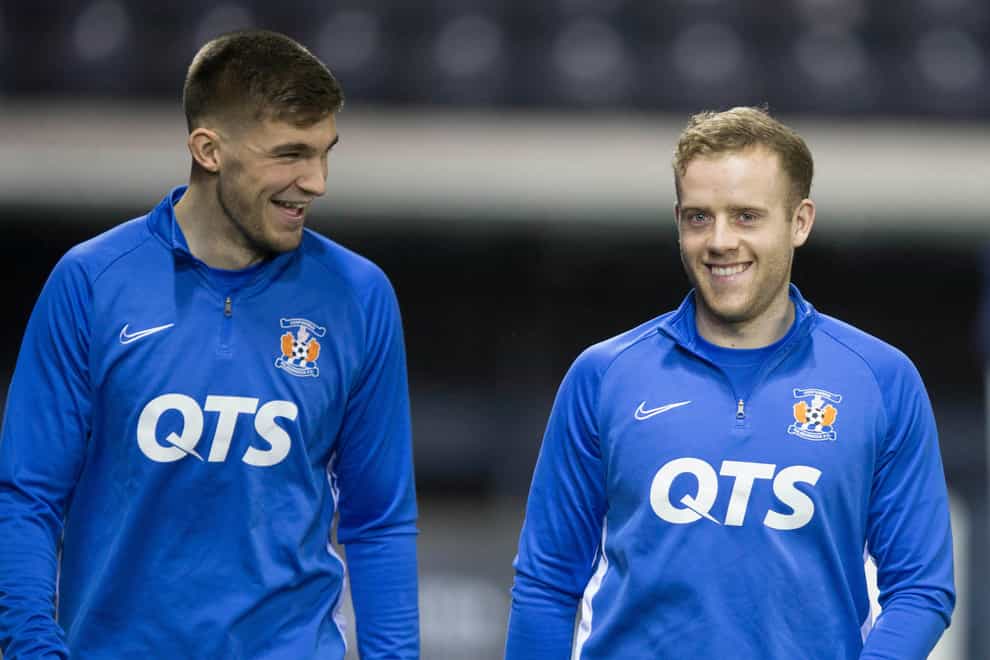 Kilmarnock’s Innes Cameron, left, is looking to make his mark (Jeff Holmes/PA)