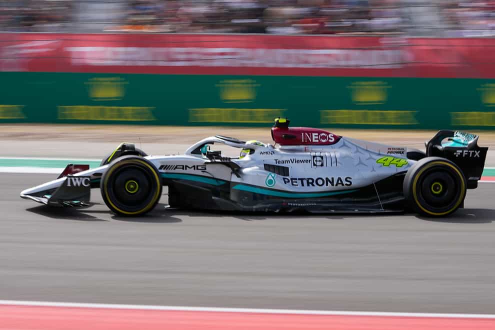 Lewis Hamilton finished fifth in first practice in Mexico (Charlie Neibergall/AP)