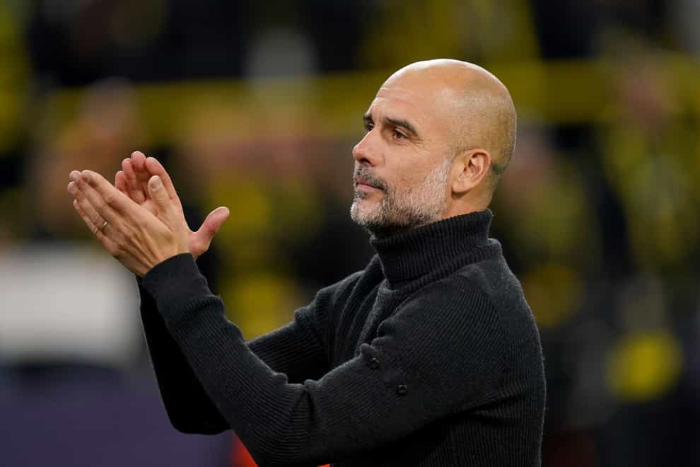 Manchester City boss Pep Guardiola believes rivals United are “coming back” under Erik ten Hag (Tim Goode/PA)