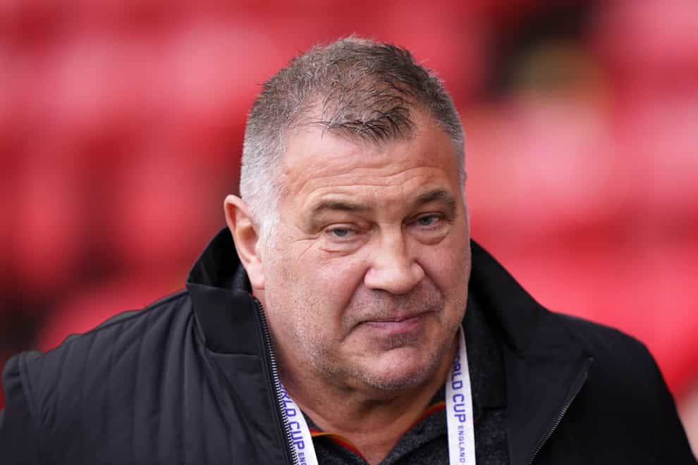 England head coach Shaun Wane was satisfied with his players’ performance as World Cup debutants Greece were crushed 94-4 (Tim Goode/PA Images).