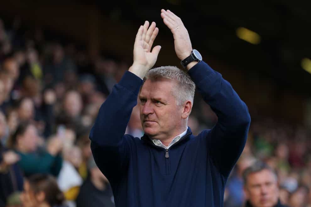 Norwich manager Dean Smith saw his side get back to winning ways against Stoke (Joe Giddens/PA)