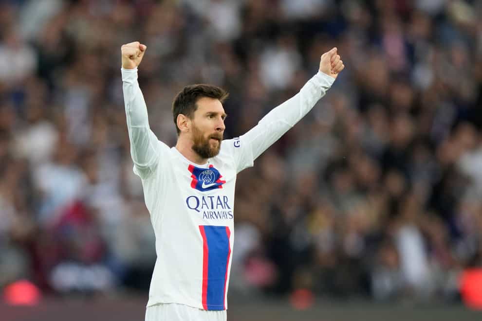 Lionel Messi was on the scoresheet as Paris St Germain beat Troyes (Francois Mori/AP)