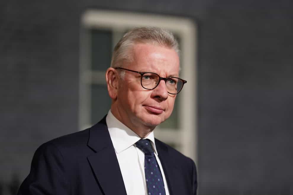 Michael Gove has been reappointed as Levelling Up, Housing and Communities Secretary (James Manning/PA)