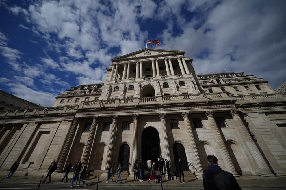 The Bank of England is expected to hike rates next week (PA)