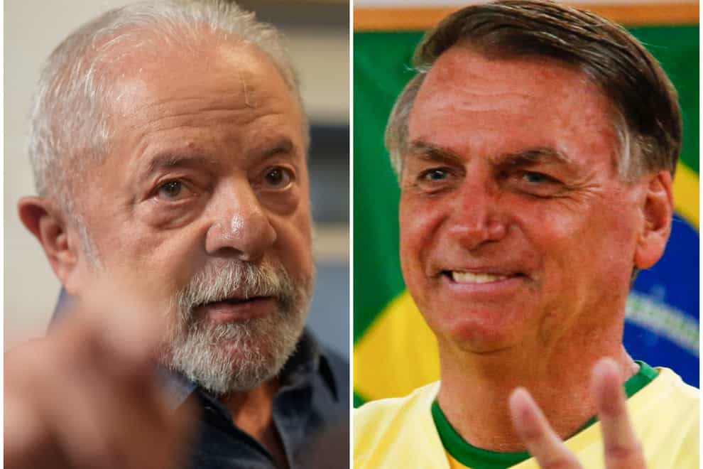 Lula and Jair Bolsonaro (Andre Penner/Bruno Prada/AP)