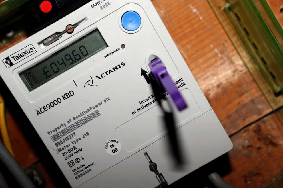 Millions of households have pre-payment meters installed (Peter Byrne/PA)