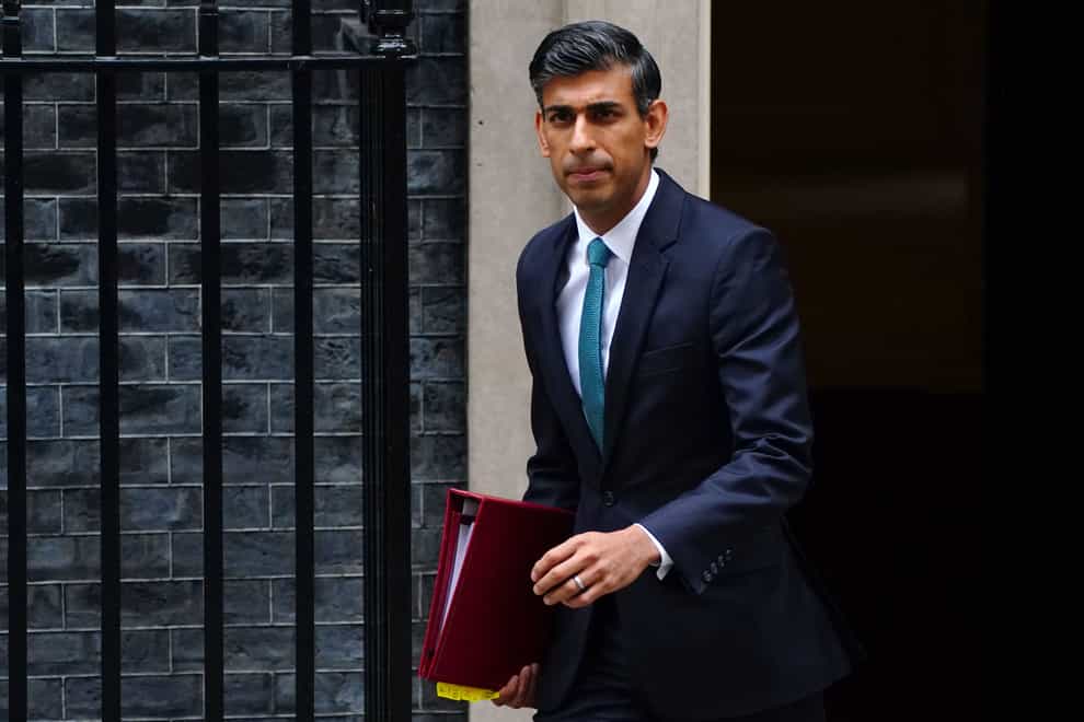Rishi Sunak departs 10 Downing Street, Westminster, London, to attend his first Prime Minister’s Questions as Prime Minister at the Houses of Parliament. Picture date: Wednesday October 26, 2022.