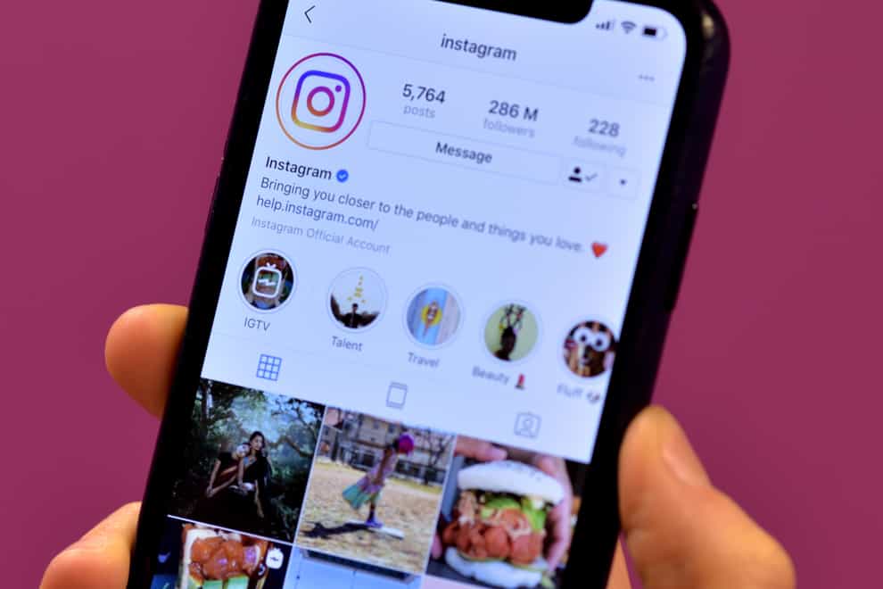 Instagram has told users it is “looking into” an issue which has seen people told they are suspended from the platform (Nick Ansell/PA)