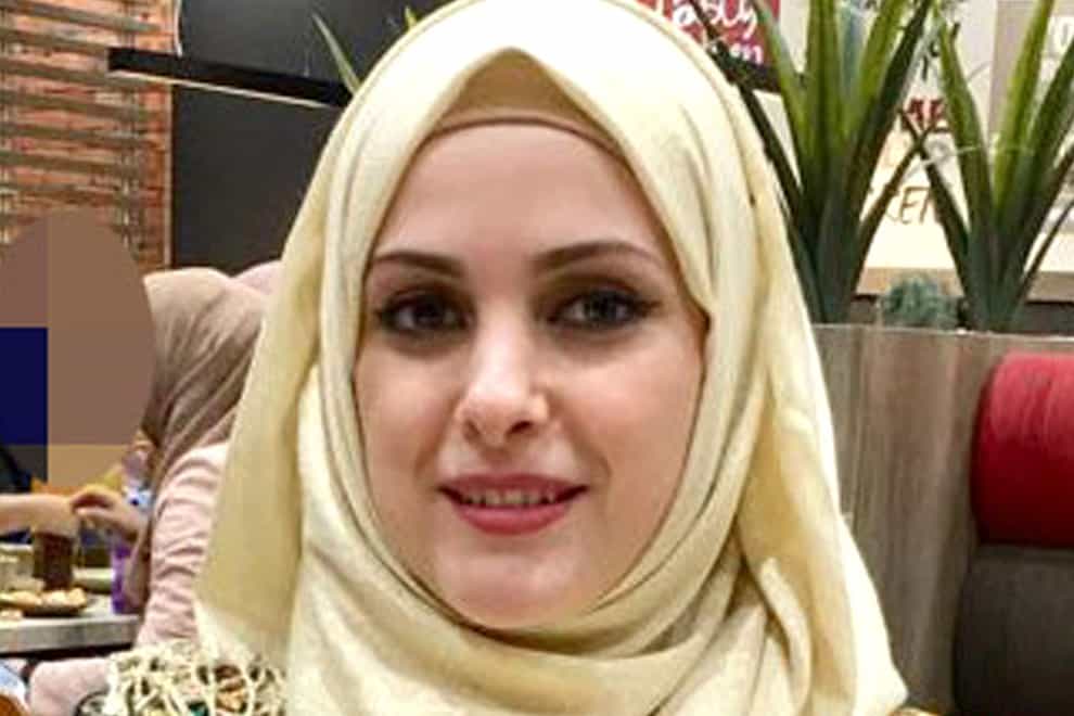 Raneem Oudeh, 22, who was stabbed to death along with her mother, Khowla Saleem in 2018 (West Midlands Police/PA)