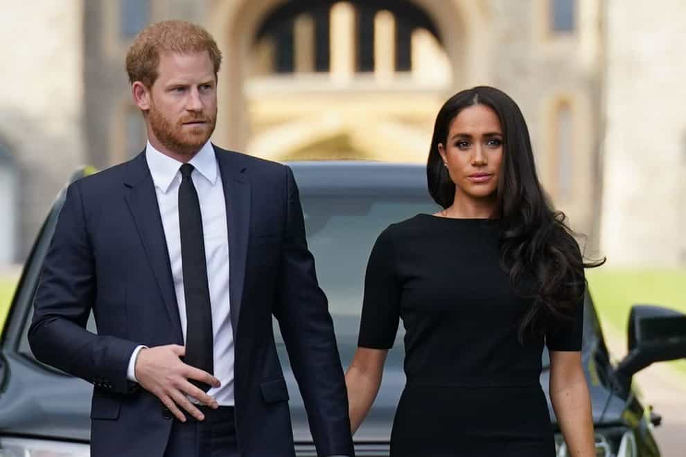 The Duke and Duchess of Sussex (Kirsty O’Connor/PA)