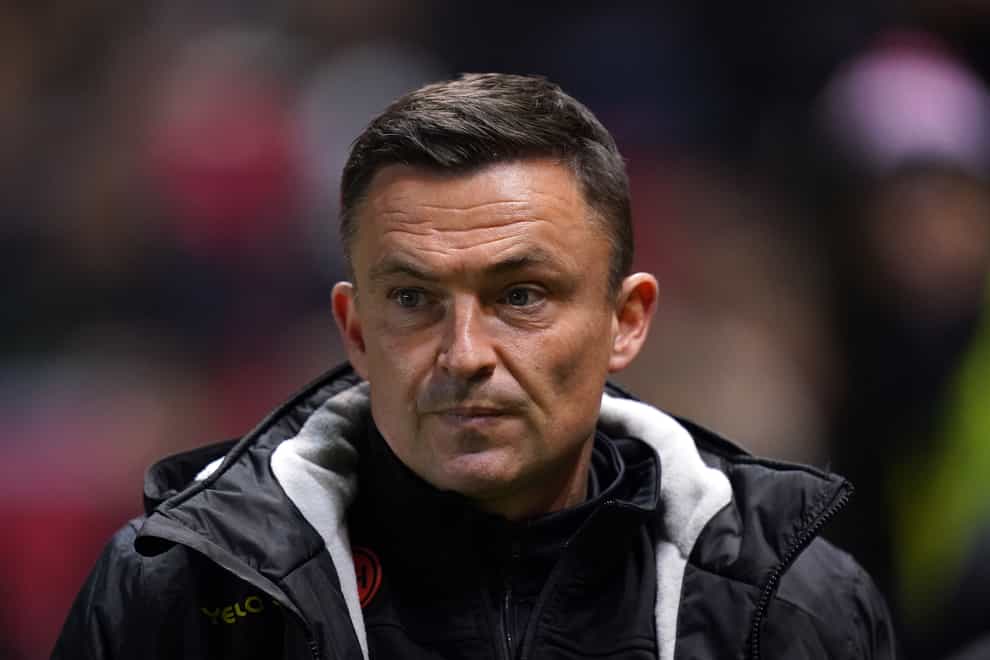 Sheffield United manager Paul Heckingbottom was not impressed by his team’s display at Bristol City (Adam Davy/PA)