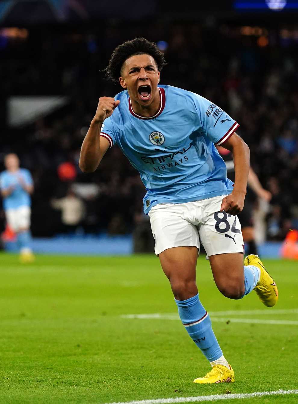 Rico Lewis scored for Manchester City (Nick Potts/PA)