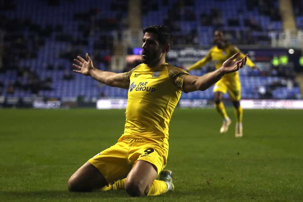 Ched Evans hit a brace for Preston (PA)
