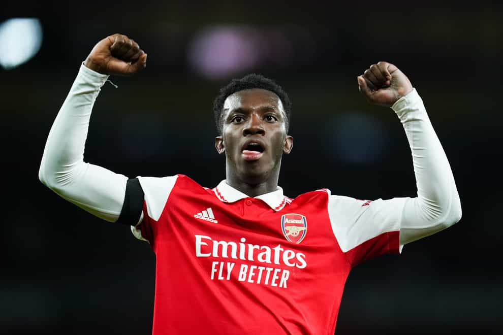 Eddie Nketiah wants to play Champions League football with Arsenal next season (Nick Potts/PA)
