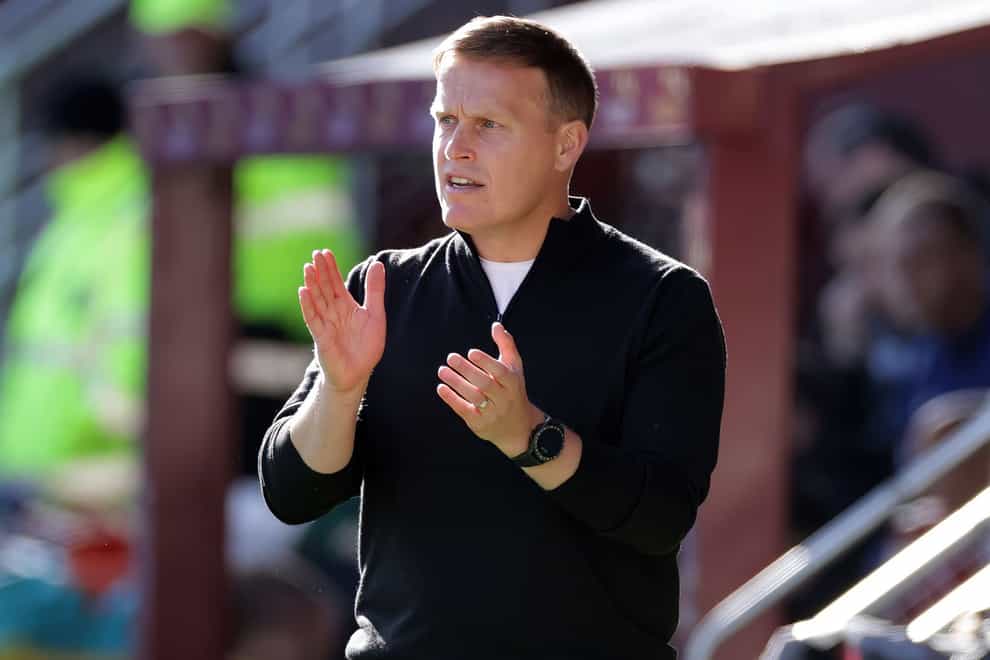 Motherwell manager Steven Hammell is looking for a peak performance at Tynecastle (Steve Welsh/PA)