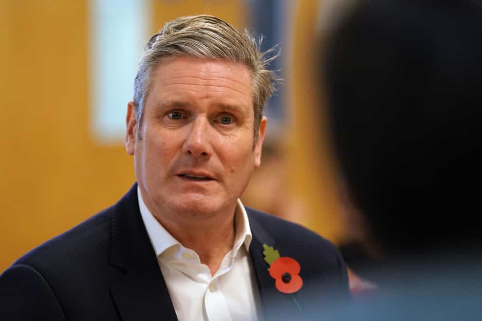 Labour leader Sir Keir Starmer discussed immigration and NHS staffing on the BBC Scotland Sunday Show (Kirsty O’Connor/PA)