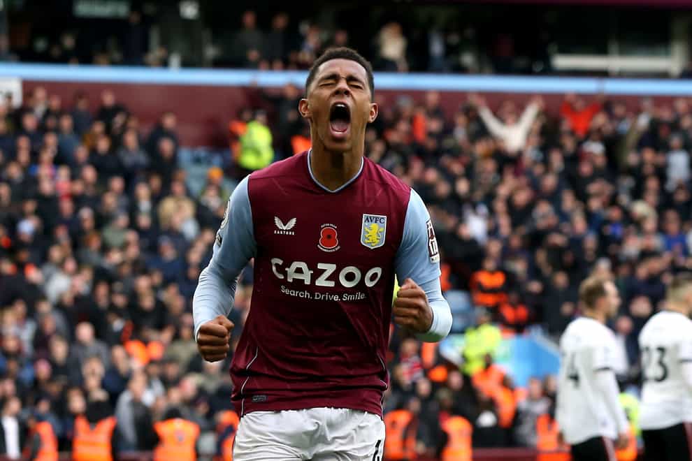 Jacob Ramsey starred for Aston Villa in their win over Manchester United (Barrington Coombs/PA)