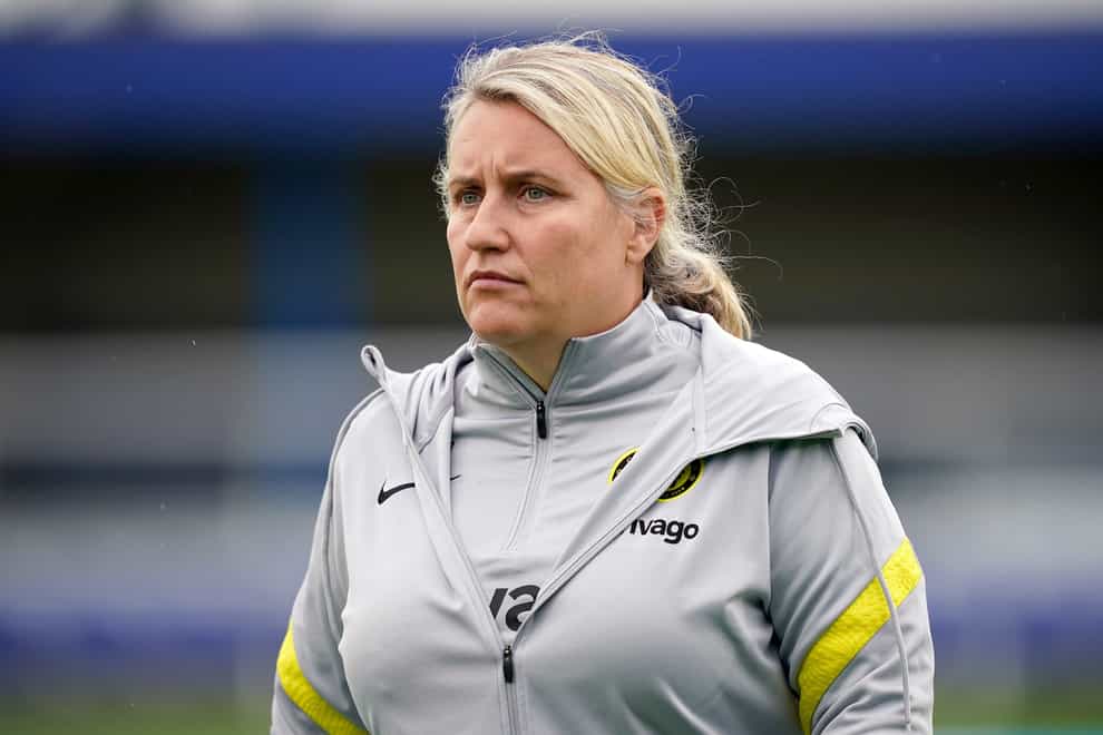 Chelsea manager Emma Hayes could return to the touchline on November 20 (Yui Mok/PA)