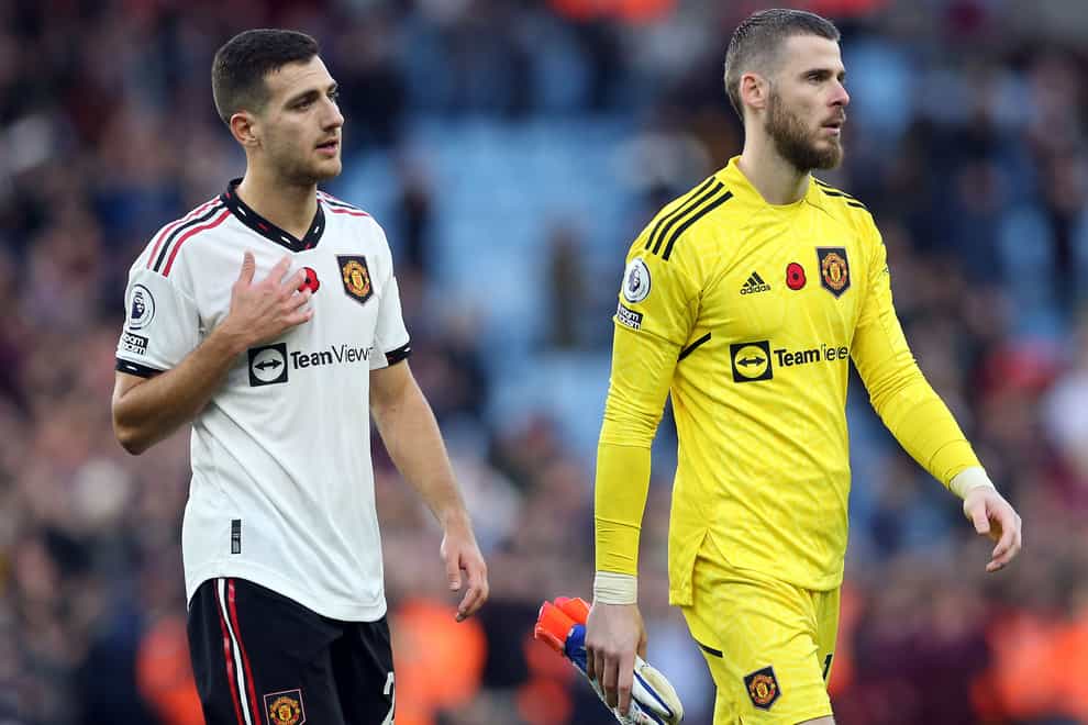 Diogo Dalot (left) is confident United will not be damaged by defeat at Villa (Barrington Coombs/PA)