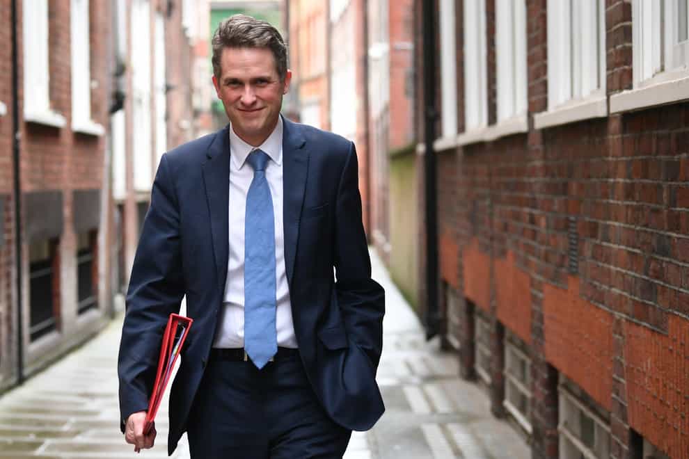 Gavin Williamson is under further pressure after another report about his past behaviour appeared in the Guardian (Stefan Rousseau/PA)