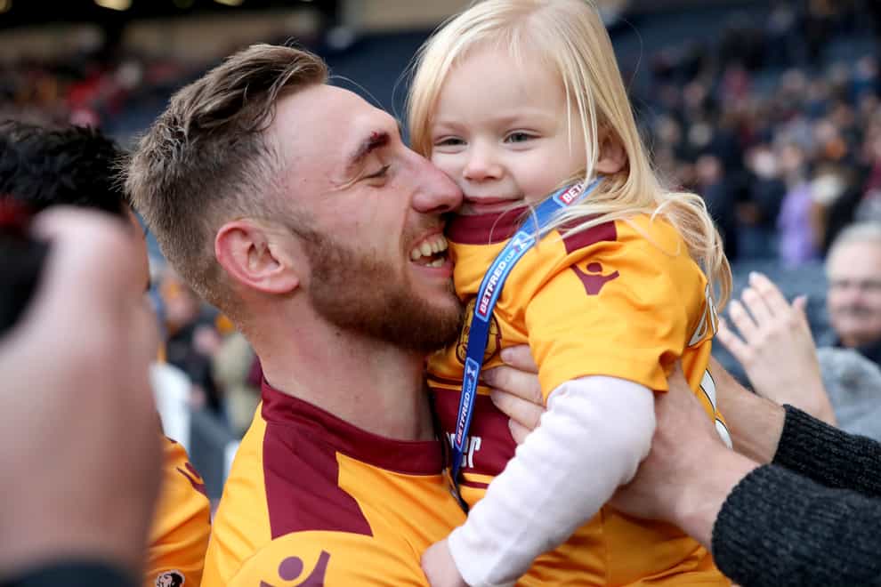 Louis Moult feels at home at Motherwell (Jane Barlow/PA)