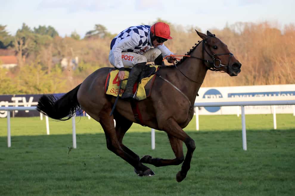 Galvin winning the Savills Chase at Leopardstown (Donall Farmer/PA)