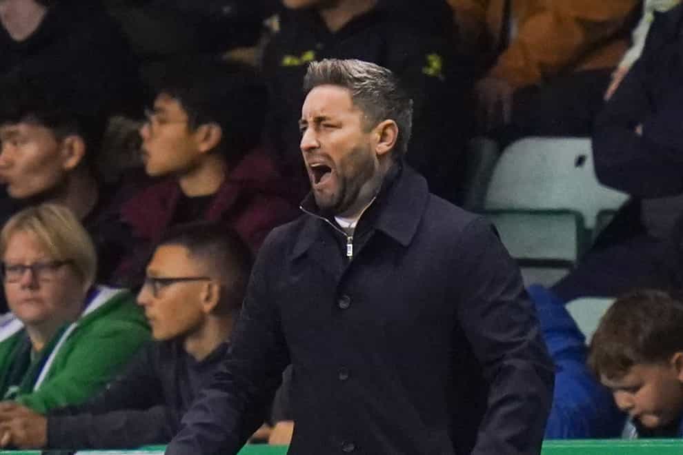 Lee Johnson admitted Hibs deserved to lose (Jane Barlow/PA)