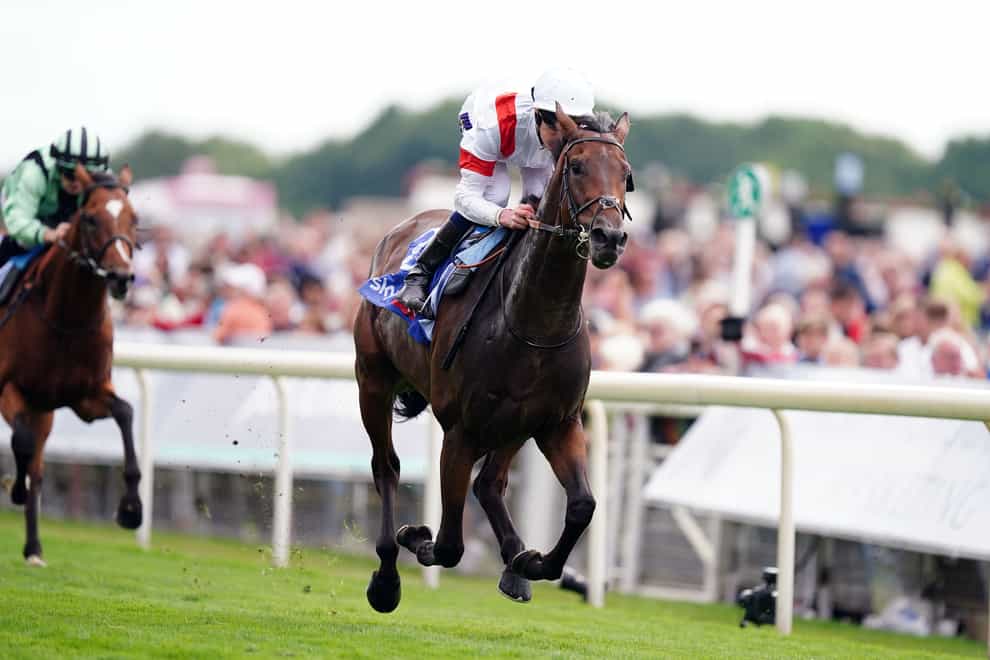 James Ferguson believes Deauville Legend, here winning at York, is an exciting horse for next year when he will be targeted at Group One races (Mike Egerton/PA)