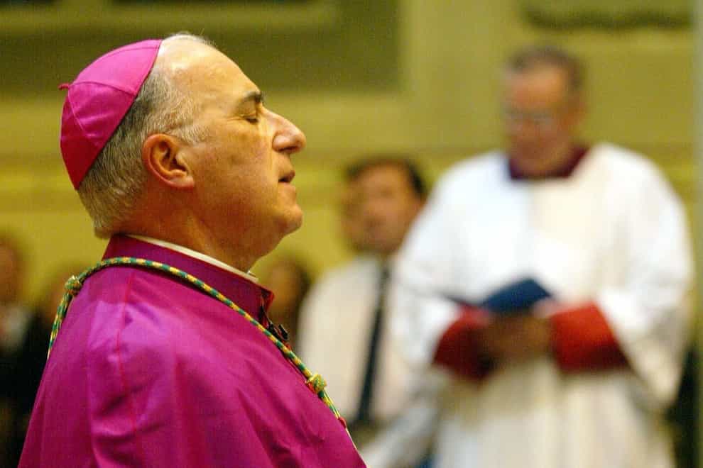 Archbishop Mario Conti will be ‘long and fondly remembered’ Nicola Sturgeon said following his death (Donald MacLeod/PA)